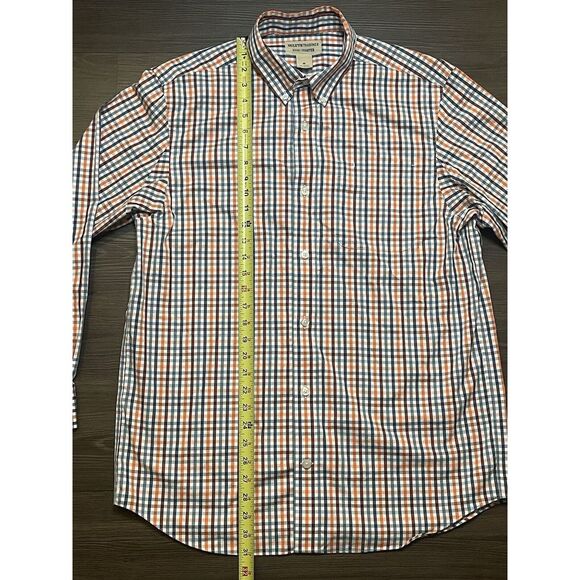 Duluth Trading Medium Wrinkle Fighter Multicolor Plaid L/S Button Down Shirt - Picture 6 of 6